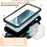 R-JUST For Samsung Galaxy S24+ Cell Phone Case PC+Silicone+Metal Kickstand Cover - Black - 5