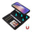 For Samsung Galaxy A55 5G Magnetic Case BETOPNICE Detachable PU Leather Phone Cover with Strap - Black - 4