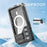 REDPEPPER IP68 Waterproof Case for Samsung Galaxy S24 Ultra Magnetic Clear Phone Cover - Black - 4