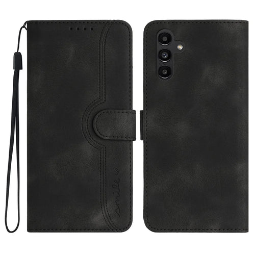 YX0030 For Samsung Galaxy A15 5G Wallet Case Leather Flip Phone Cover - Black - 1