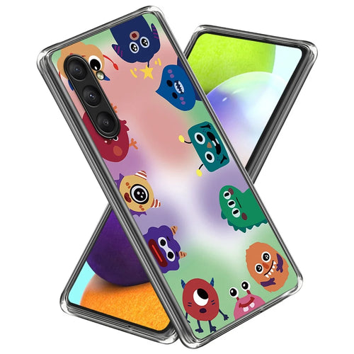 For Samsung Galaxy A25 5G (Global) (161.0 x 76.5 x 8.3mm) TPU Case with Pattern Printing - Monsters - 1