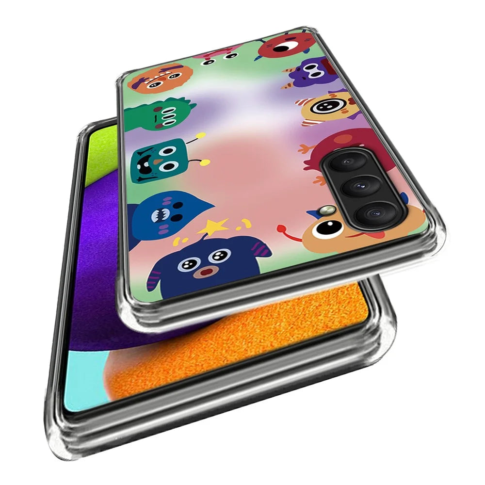 For Samsung Galaxy A25 5G (Global) (161.0 x 76.5 x 8.3mm) TPU Case with Pattern Printing - Monsters - 2