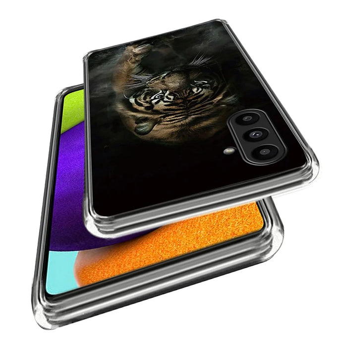 For Samsung Galaxy A14 4G  / 5G Phone Case Slim Pattern Printed TPU Cover - Tiger - 2