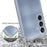 For Samsung Galaxy A35 5G Clear Phone Cover Acrylic+TPU Case Anti-scratch - 4
