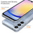 For Samsung Galaxy A35 5G Clear Phone Cover Acrylic+TPU Case Anti-scratch - 5