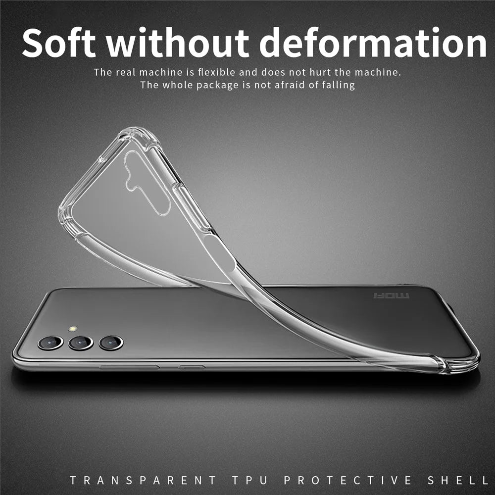 MOFI For Samsung Galaxy A55 5G Soft TPU Case Soft Phone Cover HD Transparent Shell - 4