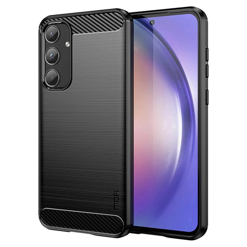 MOFI JK TPU Series-1 TPU Phone Case for Samsung Galaxy A55 5G Shockproof Phone Cover - Black - 1