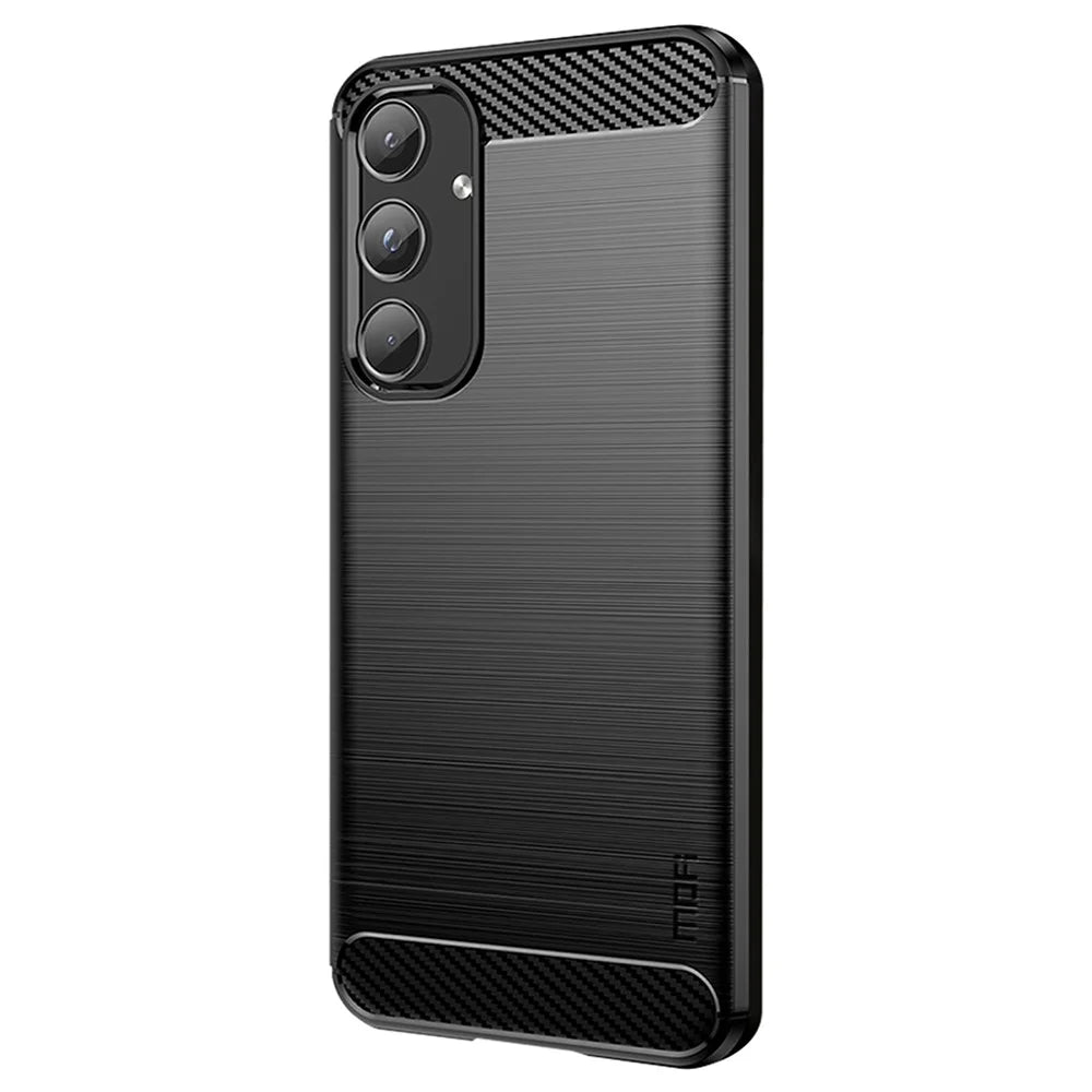 MOFI JK TPU Series-1 TPU Phone Case for Samsung Galaxy A55 5G Shockproof Phone Cover - Black - 2