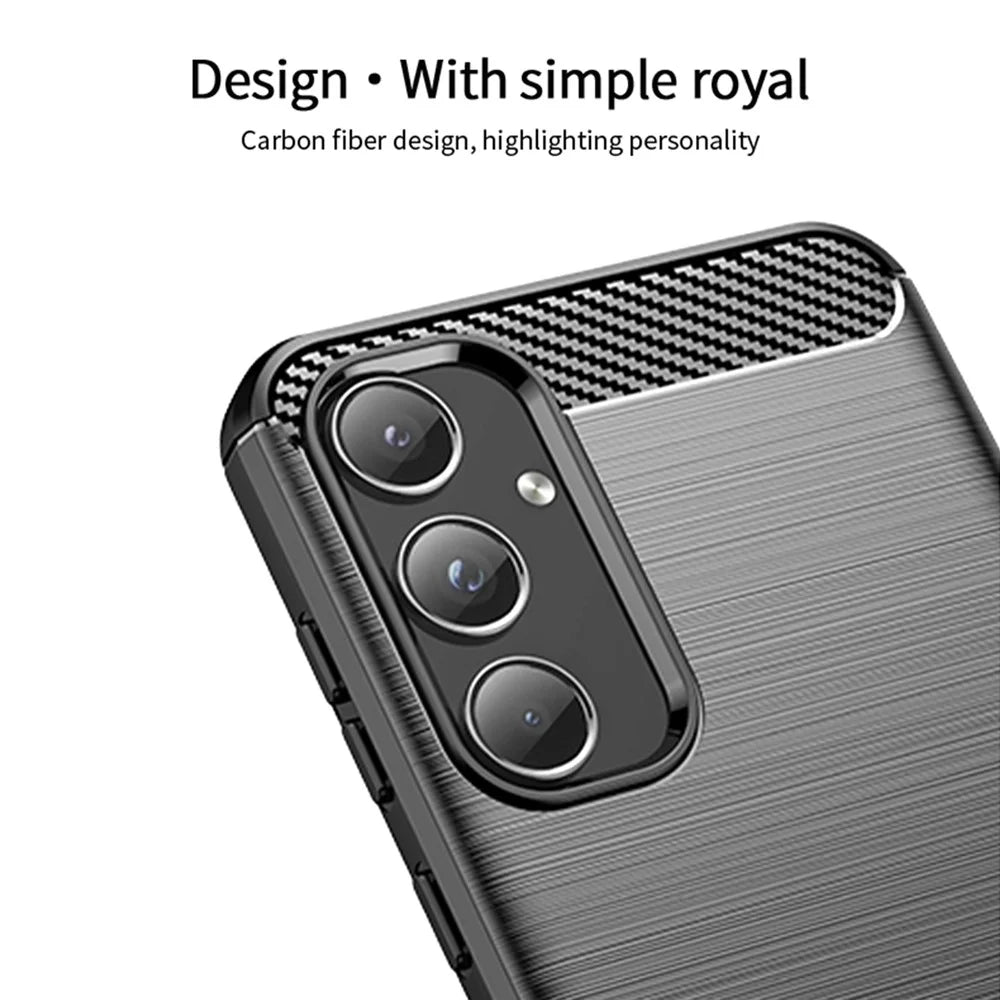 MOFI JK TPU Series-1 TPU Phone Case for Samsung Galaxy A55 5G Shockproof Phone Cover - Black - 4