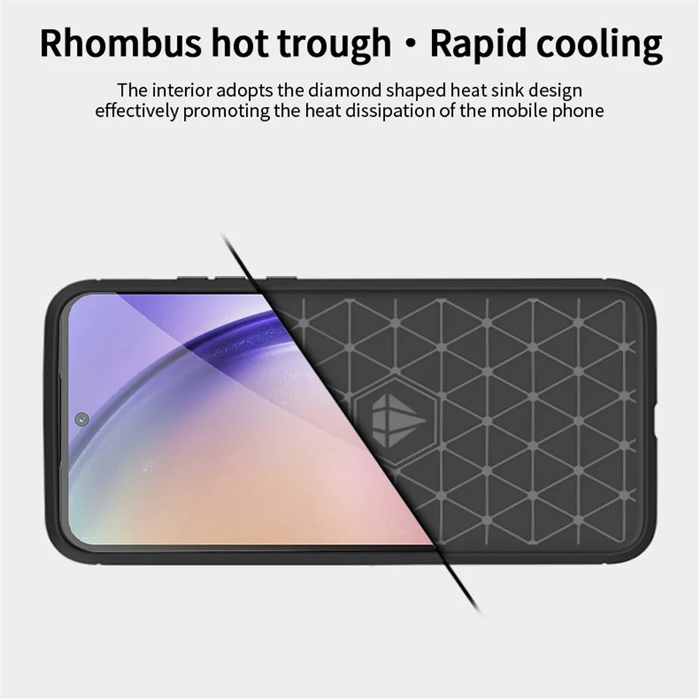 MOFI JK TPU Series-1 TPU Phone Case for Samsung Galaxy A55 5G Shockproof Phone Cover - Black - 6