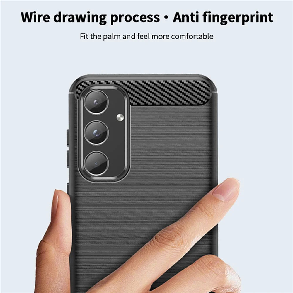 MOFI JK TPU Series-1 TPU Phone Case for Samsung Galaxy A55 5G Shockproof Phone Cover - Black - 7