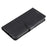For Samsung Galaxy A35 5G Case Solid Color Leather Mobile Cover Wallet Stand with Strap - Black - 7