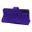 For Samsung Galaxy A55 5G Case Imprinted Flower Calf Texture Cover - Purple - 3