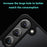 X-LEVEL For Samsung Galaxy S24 Ultra Acrylic Phone Case Skin-touch Rubberized Cover - Black - 6