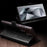 QIALINO For Samsung Galaxy S24 Ultra Wallet Case Genuine Cow Leather Folio Flip Cover - Black - 5
