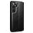 QIALINO For Samsung Galaxy S24+ Wallet Case Genuine Cow Leather Phone Cover Card Holder Stand - Black - 5