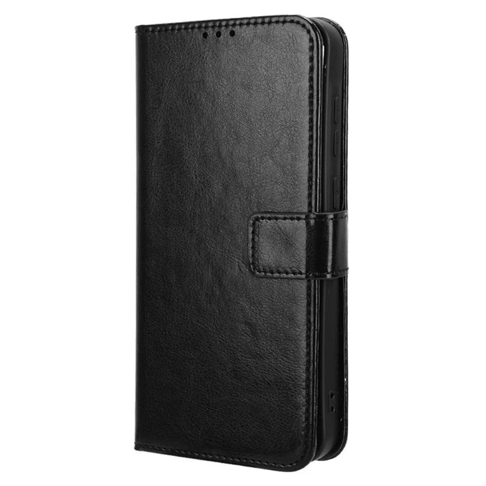 Case for Samsung Galaxy A35 5G Leather Phone Case with Card Holder TPU Inner Shell - Black - 5