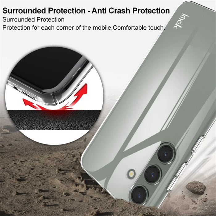 IMAK Crystal Case II Pro for Samsung Galaxy S24 Hard PC Case Clear Phone Back Protector - 7