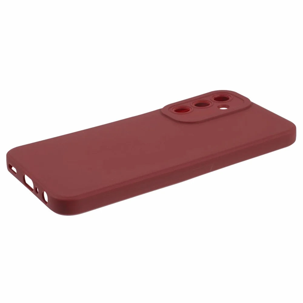 YX Series For Samsung Galaxy A15 4G / A15 5G Back Case Matte TPU Precise Cutout Phone Shell - Wine Red - 5