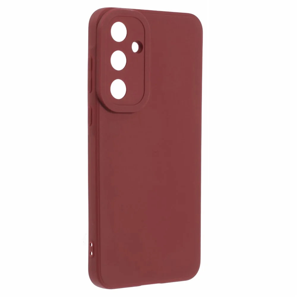 YX Series For Samsung Galaxy A55 5G Phone Case Anti-fall TPU Back Shell (Precise Cutout) - Wine Red - 3