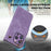 For ZTE Blade A54 Wallet Case Leather RFID Blocking Phone Cover with Hand Strap - Black - 7