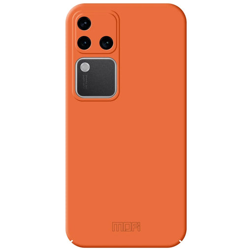 MOFI JK Qin Series For vivo S18 Pro 5G Cell Phone Case TPU+Acrylic Skin-Touch Matte Cover - Orange - 1