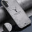 For Samsung Galaxy A15 4G / 5G Phone Case Imprinted Deer Pattern PU Leather Back Cover - Black - 5
