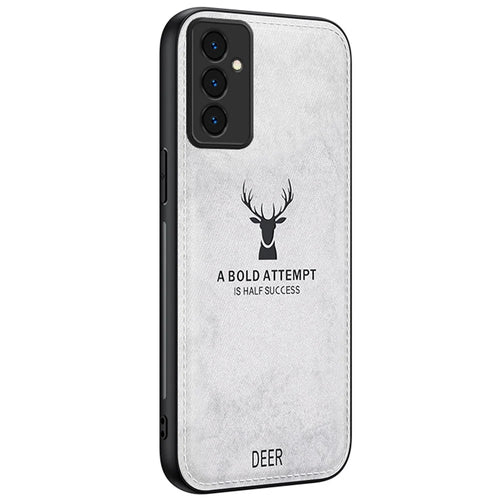 For Samsung Galaxy A35 5G Phone Case Shockproof Hybrid Protective Cover Deer Pattern - Grey - 1