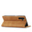 LC.IMEEKE For Samsung Galaxy A15 4G / 5G Microfiber Leather Case Strong Magnetic Suction Phone Cover - Brown - 2