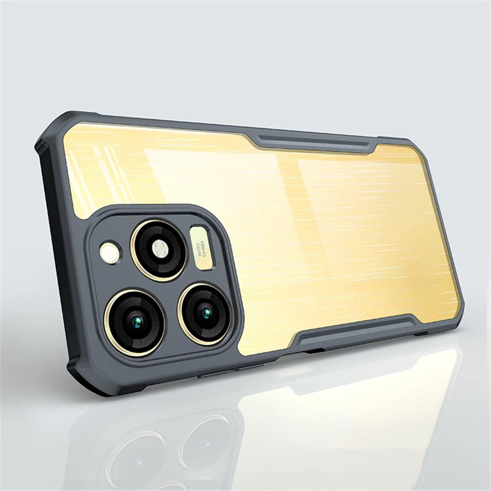 XUNDD For itel A70 Cell Phone Cases Acrylic+TPU Anti-Scratch Back Cover - 2