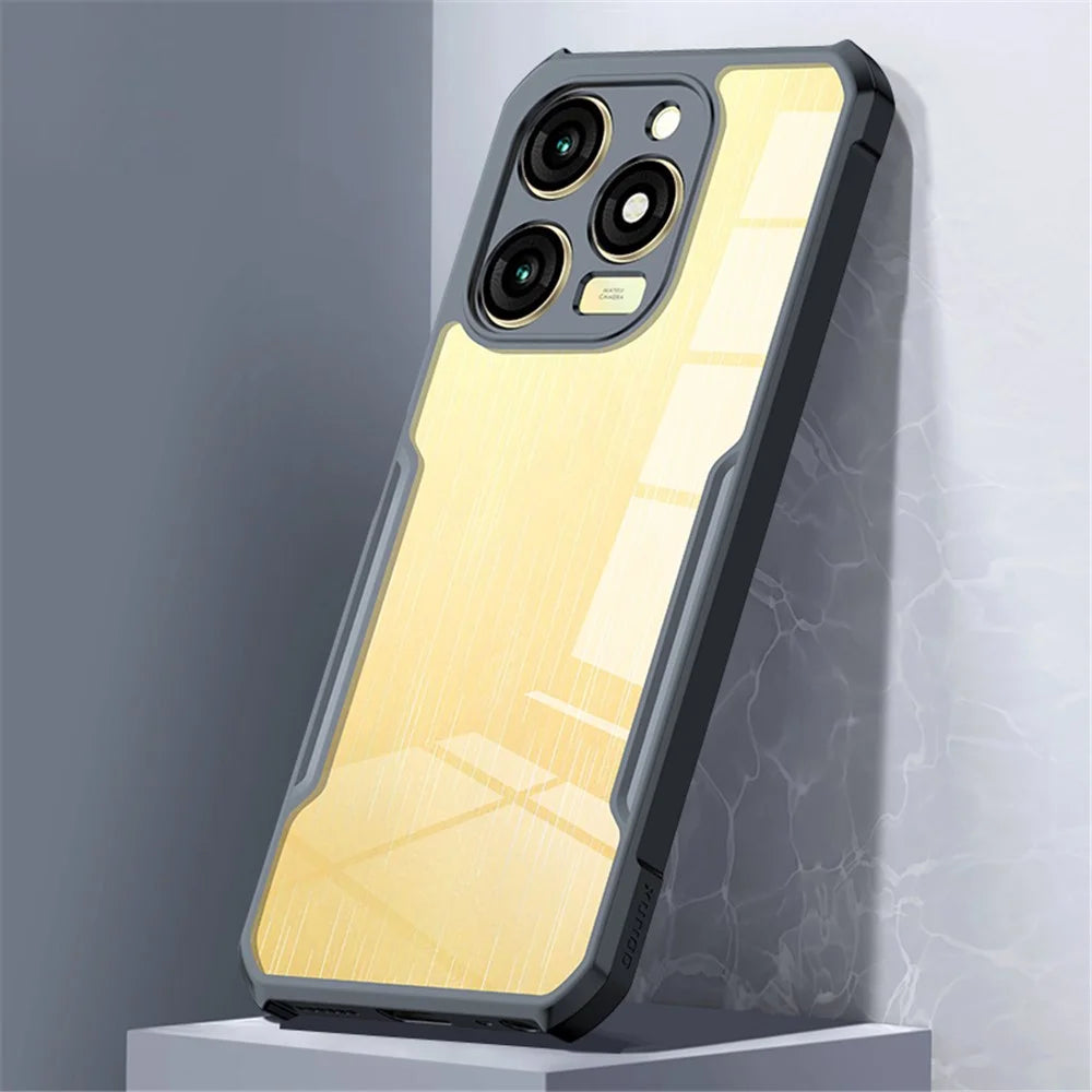 XUNDD For itel A70 Cell Phone Cases Acrylic+TPU Anti-Scratch Back Cover - 3