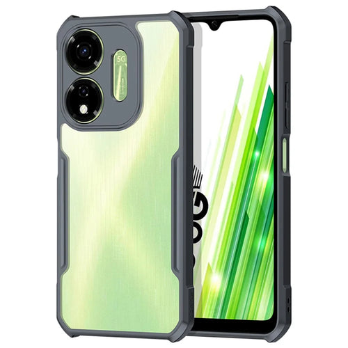 XUNDD For itel Power 55 5G Cell Phone Cases Acrylic+TPU Shockproof Back Cover - 1