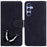 For Samsung Galaxy A35 5G Case Wallet Phone Leather Cover Butterfly Printing - Black - 1