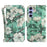 For Samsung Galaxy A35 5G Case 3D Pattern Print Wallet Phone Cover with Strap - Watercolor Flowers - 1