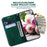 For Samsung Galaxy A55 5G Leather Case Rose Butterfly Imprinted Phone Cover - Green - 2