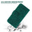 For Samsung Galaxy A55 5G Leather Case Rose Butterfly Imprinted Phone Cover - Green - 5