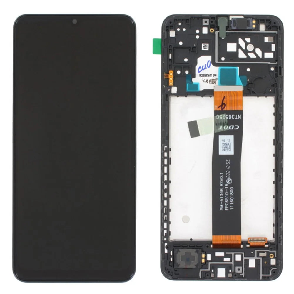 For Samsung Galaxy A13 5G A136B Grade C LCD Screen and Digitizer Assembly + Frame Replacement Part (without Logo) - 1
