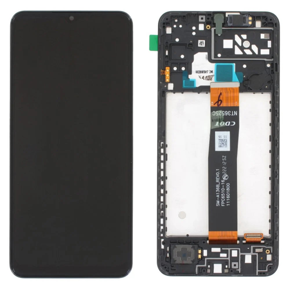 For Samsung Galaxy A13 5G A136B OEM Grade S LCD Screen and Digitizer Assembly + Frame Repair Part (without Logo) - 1