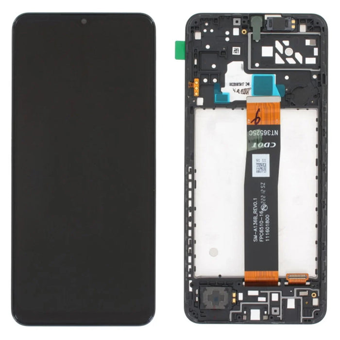 For Samsung Galaxy A13 5G A136B OEM Grade S LCD Screen and Digitizer Assembly + Frame Repair Part (without Logo) - 1