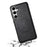 DENIOR For Samsung Galaxy S24 Cowhide Texture Phone Case Magnetic Leather Back Cover - Black - 3
