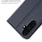 For Samsung Galaxy S24 Phone Stand Case Card Holder PU Leather Cell Phone Cover - Blue - 4