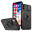 For iPhone XS Max Phone Case TPU+PC Magnetic Cover Camera Protection - Black - 1