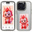 For iPhone 15 Pro Max Phone Case NFC Customized Cover 3-Color E Ink Case DIY Smart Display - Grey - 1