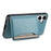 DENIOR For Samsung Galaxy S24 Magnetic Case Kickstand Phone Cover 2 in 1 Detachable Wallet Back - Blue - 2