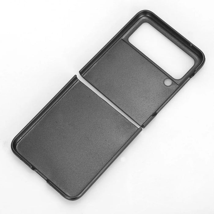 For Samsung Galaxy Z Flip3 5G Case PU Leather Card Holder Phone Back Cover - Black - 4