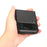 For Samsung Galaxy Z Flip3 5G Case PU Leather Card Holder Phone Back Cover - Black - 5