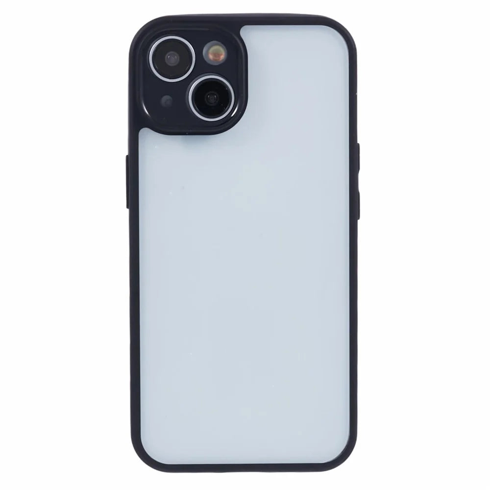 For 	iPhone 15 Clear Case Drop-resistant TPU+PC Phone Shell - 3