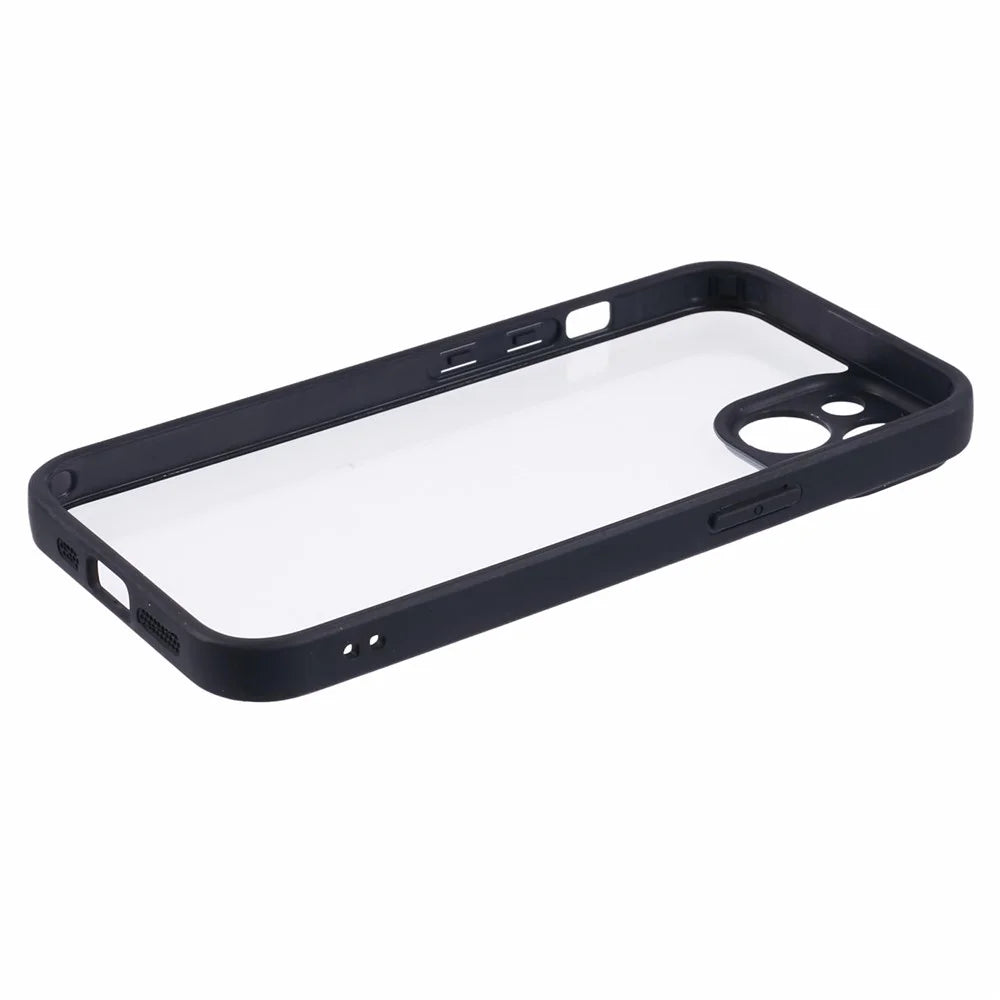 For 	iPhone 15 Clear Case Drop-resistant TPU+PC Phone Shell - 4