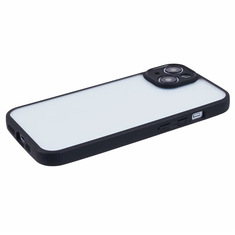 For 	iPhone 15 Clear Case Drop-resistant TPU+PC Phone Shell - 5