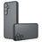 For Samsung Galaxy S24 Cell Phone Case Skin-touch Airbag Protection Shell - Transparent Black - 1